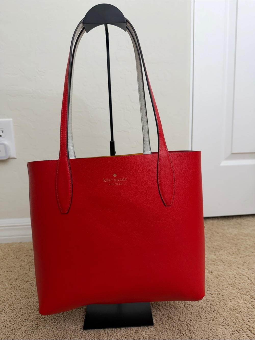 Kate Spade Pride Rainbow Reversible Leather Tote. - Picture 8 of 11